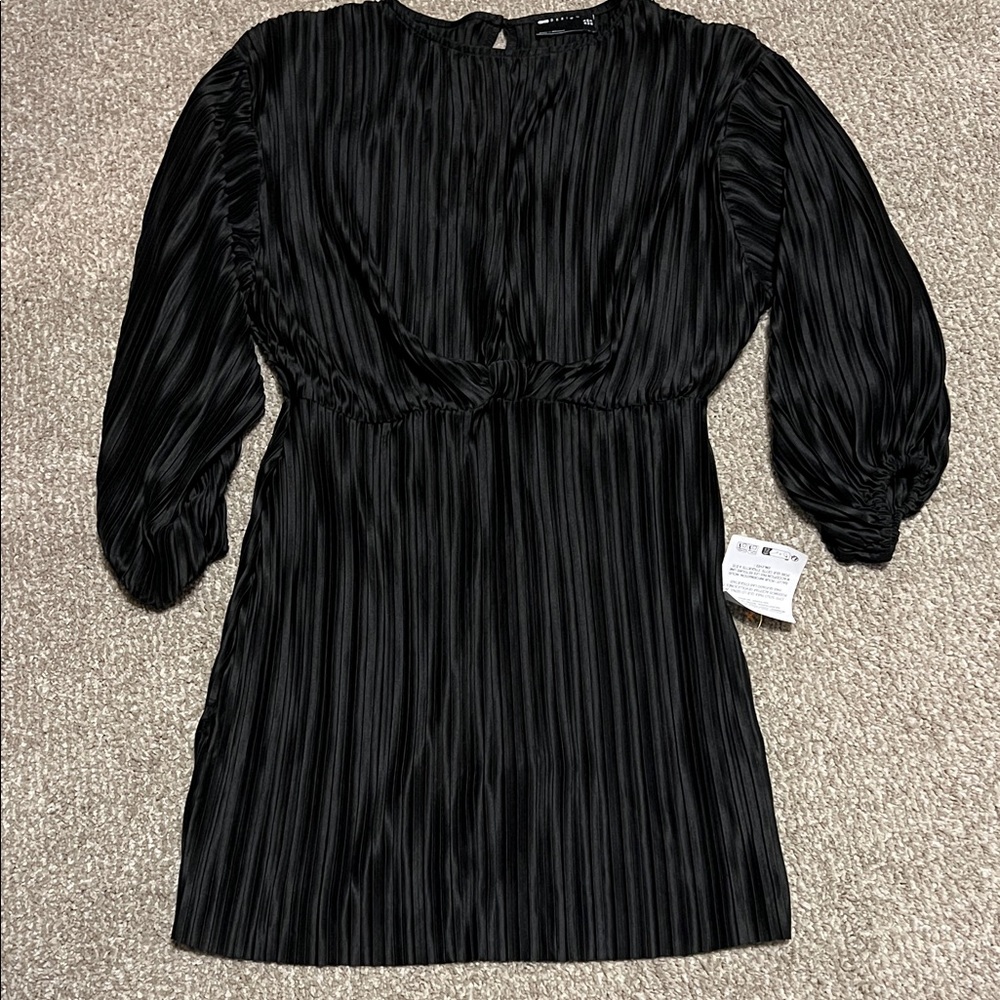 ASOS Textured Black Mini Dress